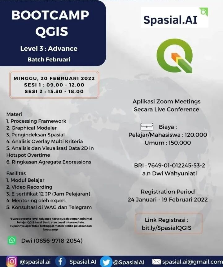 Bootcamp QGIS Level 3: Advance