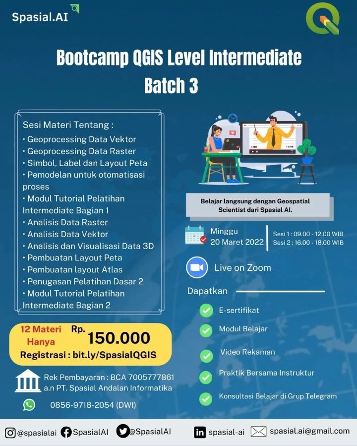 Bootcamp QGIS Level Intermediate Batch 3